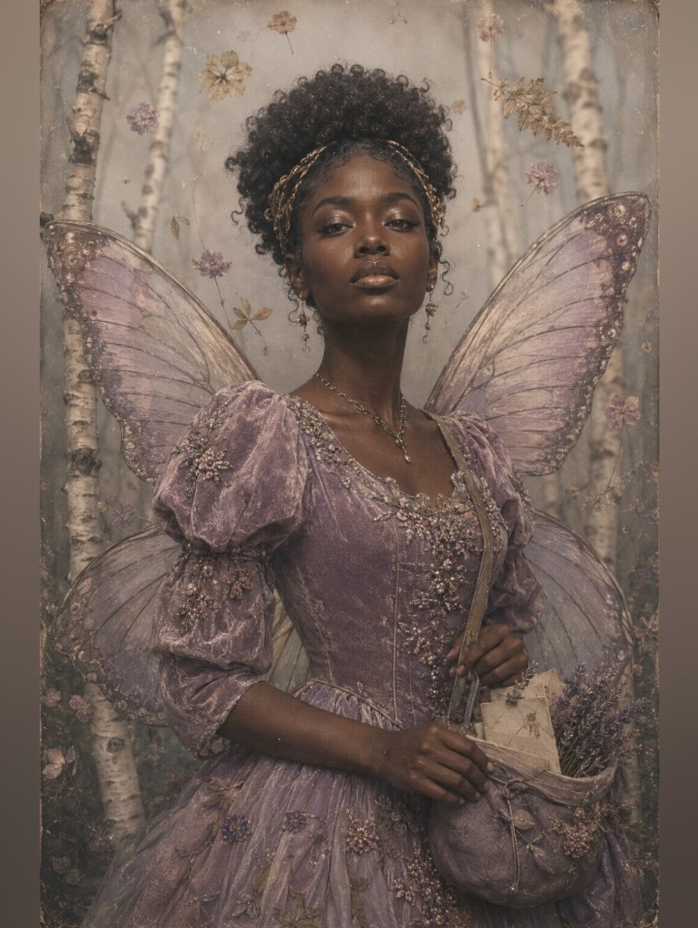 8pc=BEAUTIFUL BLACK Fairy IMAGE PRINTS SPECIAL. - Picture 2 of 8